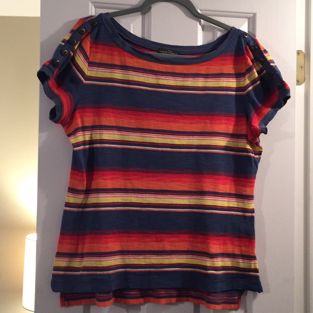 LRL Lauren Jeans Co. Stripped Shirt